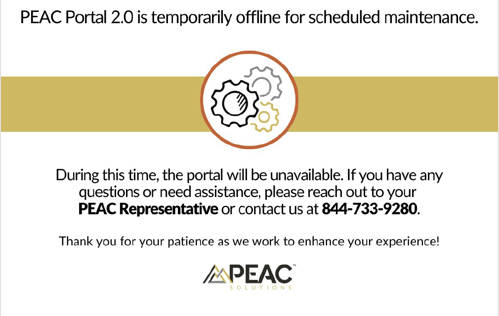 Splash page site unavailable